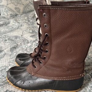 Sporto Brown and Black Winter Boots